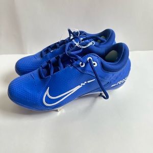 Nike Womens Hyperdiamond 4 Elite Metal Softball Cleats SFBL Size US8 Blue